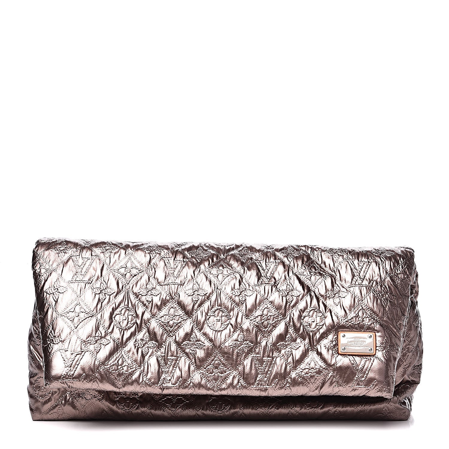 Louis Vuitton Jacquard Quilted Monogram Limelight Clutch MM Rose Gold 1 of 10