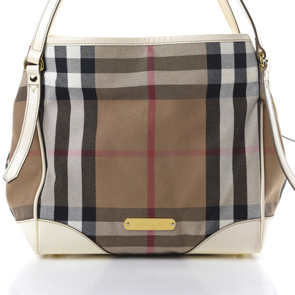Burberry House Check Small Canterbury Tote White 16 of 16