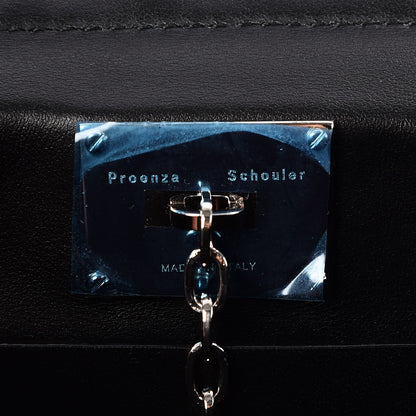 Proenza Schouler Suede Medium Hava Top Handle Bag Black 7 of 7
