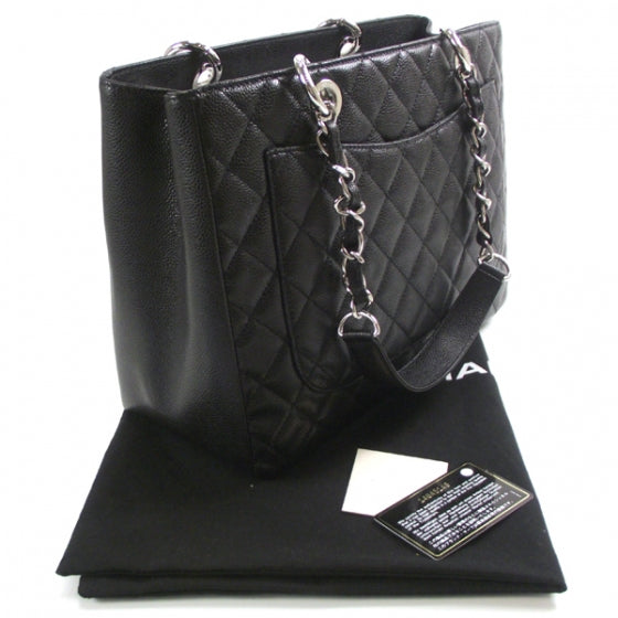 Caviar Grand Shopping Tote GST Black