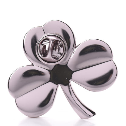 Chanel Metal CC Clover Pin Pink 3 of 3