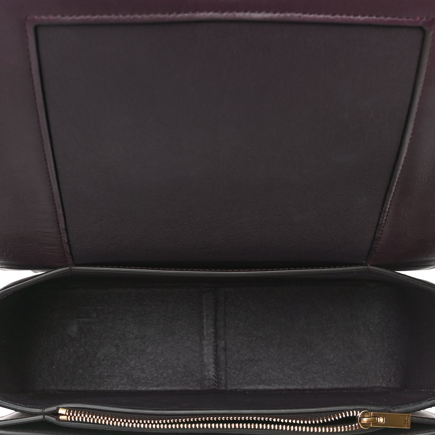 Shiny Smooth Calfskin Medium Frame Shoulder Bag Velvet Desert