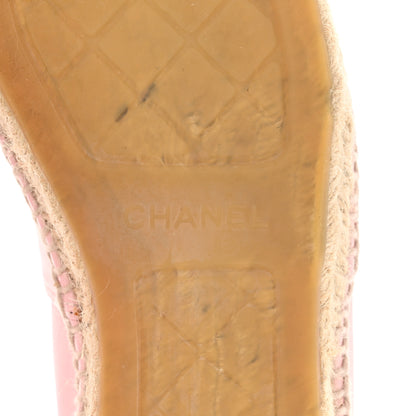 Chanel Lambskin CC Espadrilles 40 Light Pink 6 of 13