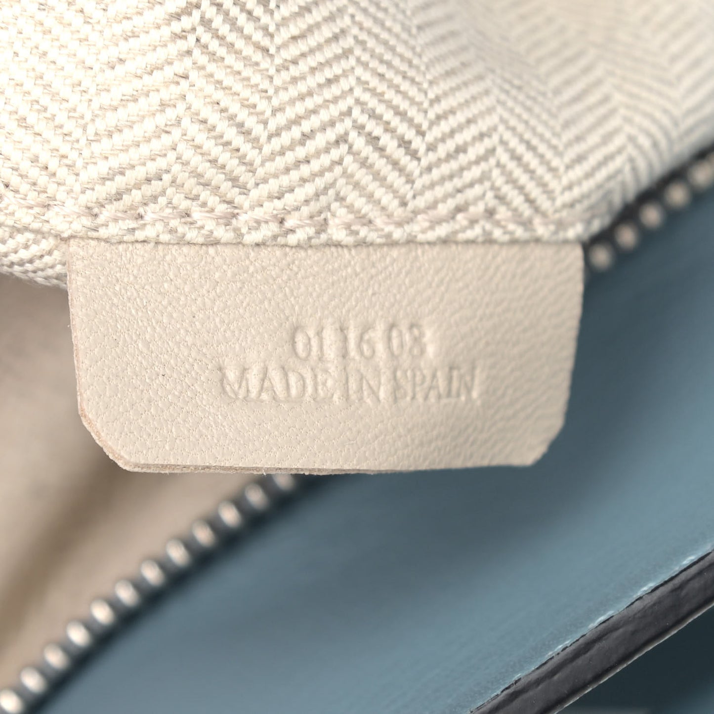 Calfskin Medium Puzzle Bag Stone Blue