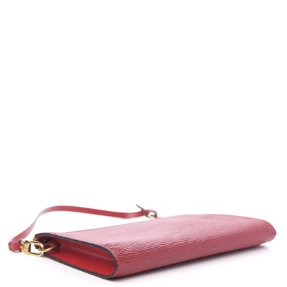 Louis Vuitton Epi Pochette Accessories 24 Castillan Red 4 of 9