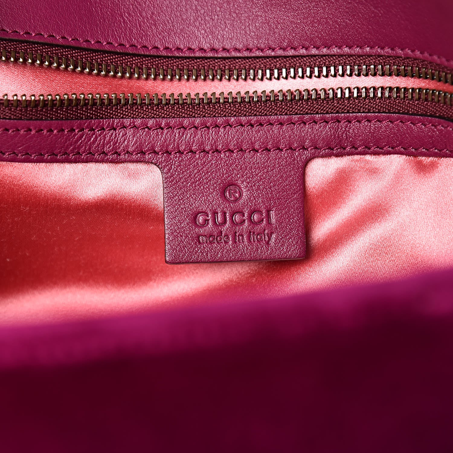 Gucci Velvet Matelasse Medium GG Marmont Shoulder Bag Fuchsia Violet Cyclamen 6 of 13