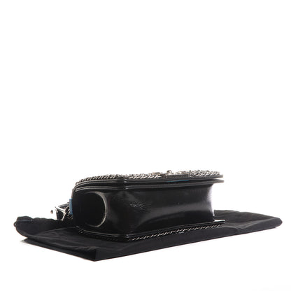 Chanel Calfskin Small Boy Chained Flap Black 4 of 8