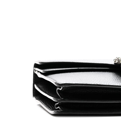 Gucci Pebbled Calfskin Small Dionysus Shoulder Bag Black 9 of 10