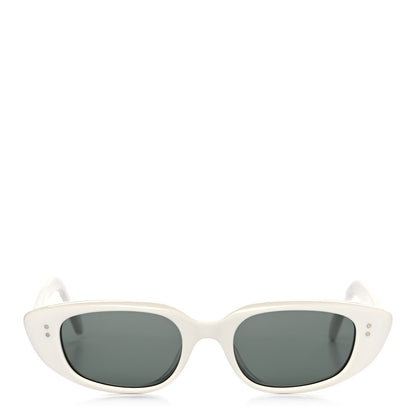 Celine Acetate Cat Eye Sunglasses CL40095U White 2 of 7