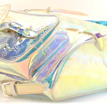 Louis Vuitton PVC Monogram Christopher Backpack GM Iridescent Prism 8 of 9