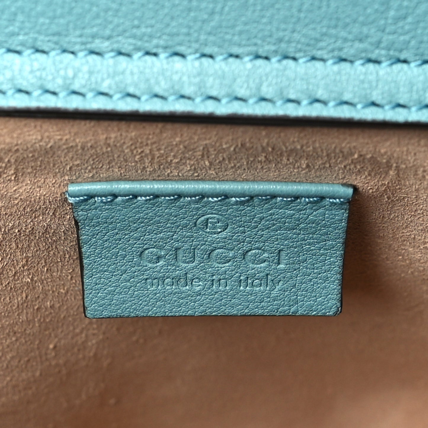 Wonka Grain Calfskin Mini Diana Tote Bag Dusty Azure Orange Fluo