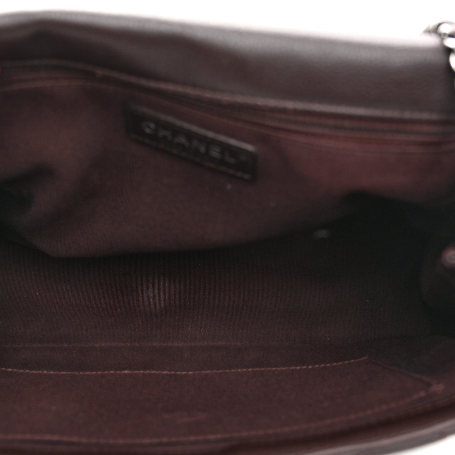 Chanel Calfskin Quilted Medium Frame in Chain Flap Brown 5 of 11