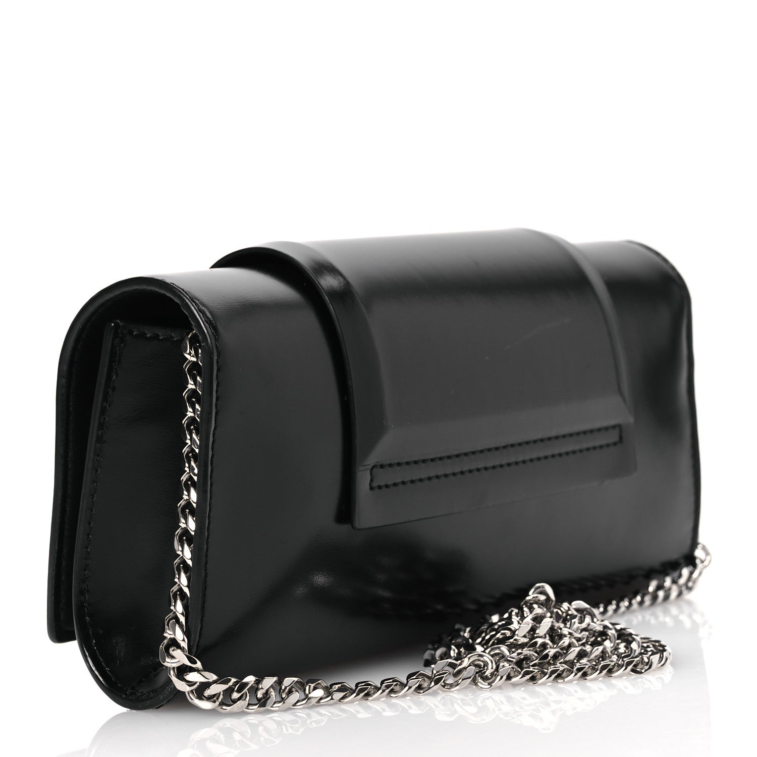 Givenchy Calfskin Infinity Flap Clutch Black 2 of 13