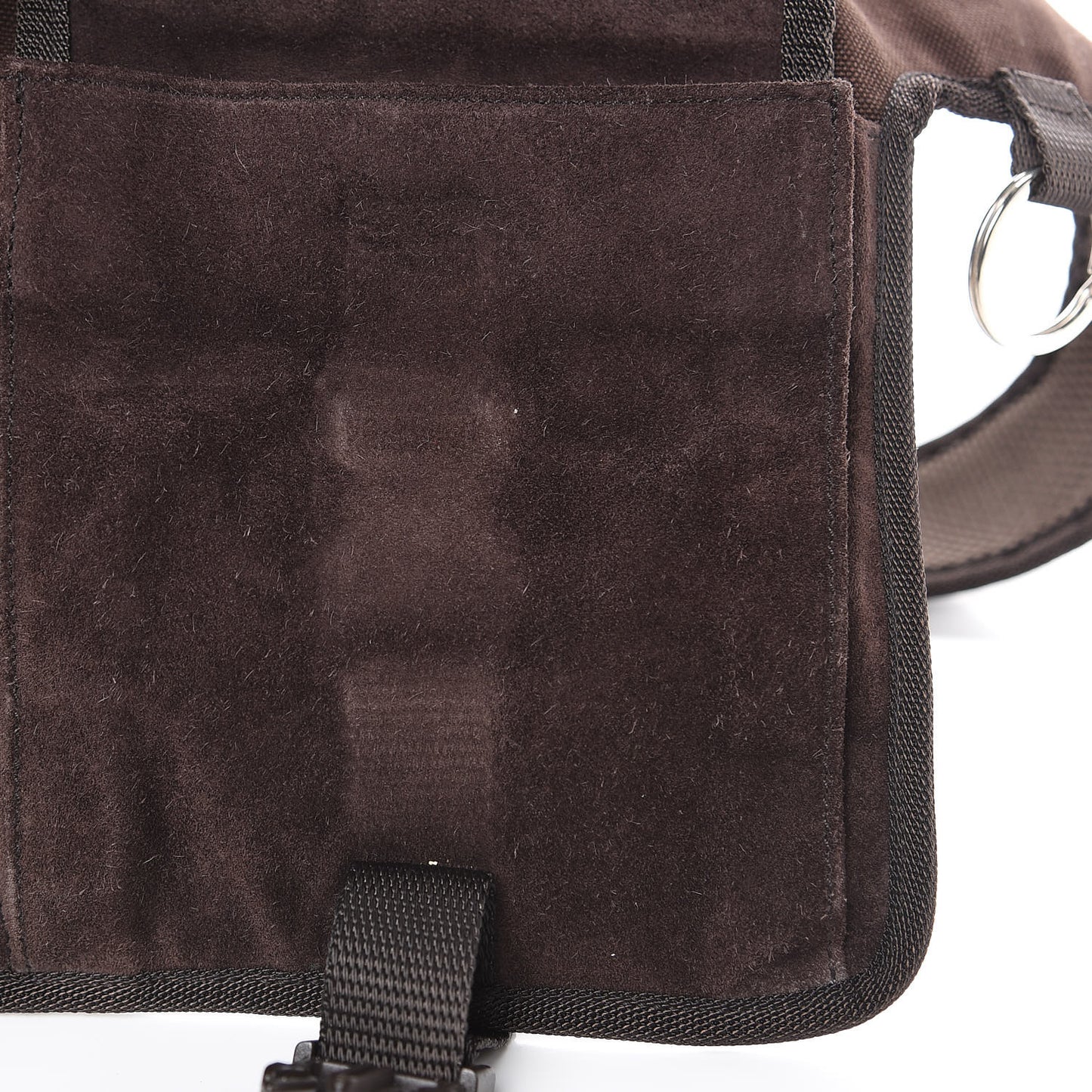 Suede Belt Bag Brown