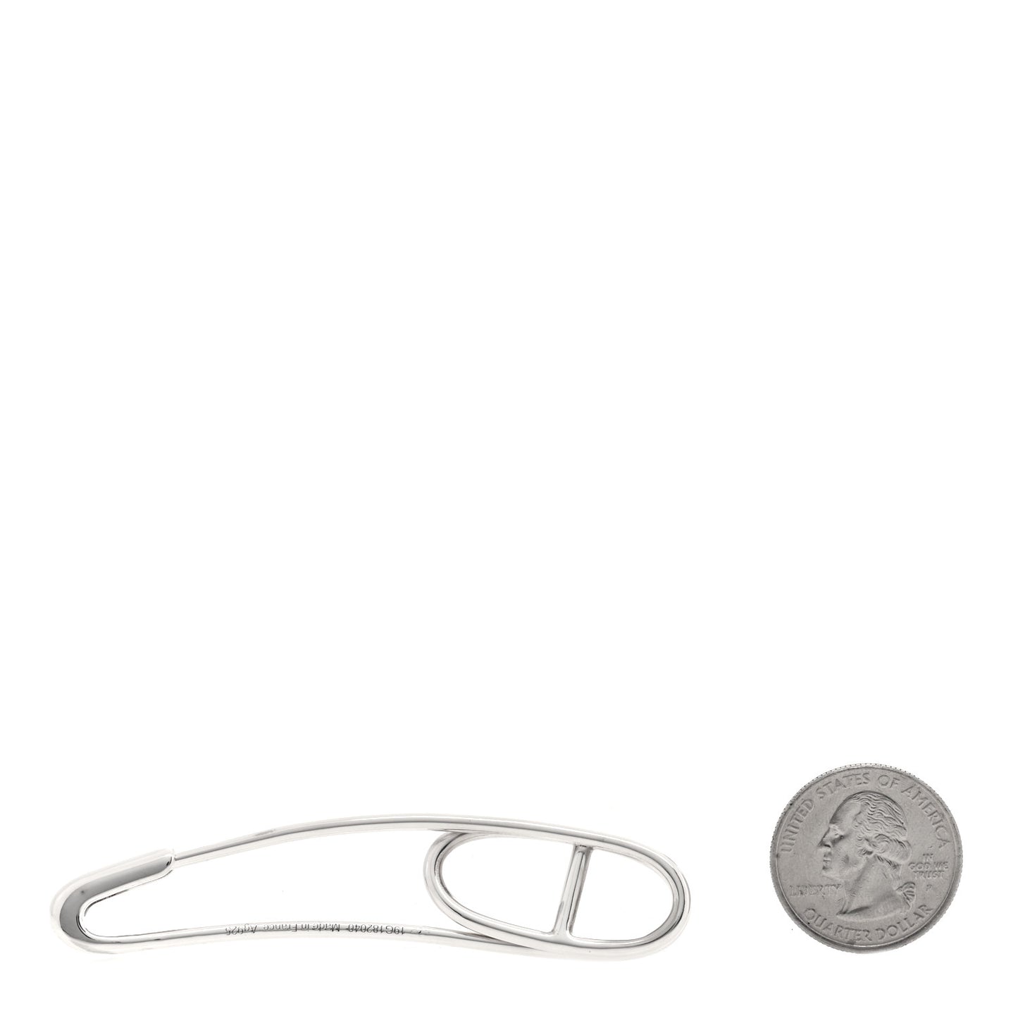 Sterling Silver Chaine d'Ancre Punk Brooch Pin