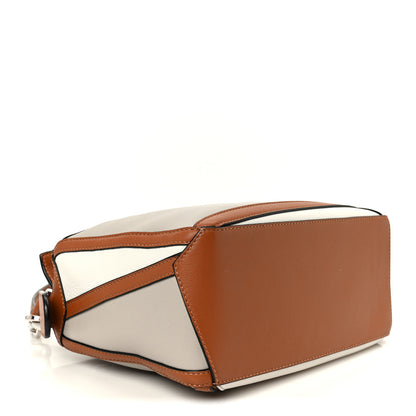 Loewe Calfskin Small Graphic Puzzle Bag Ghost Soft White 4 of 11