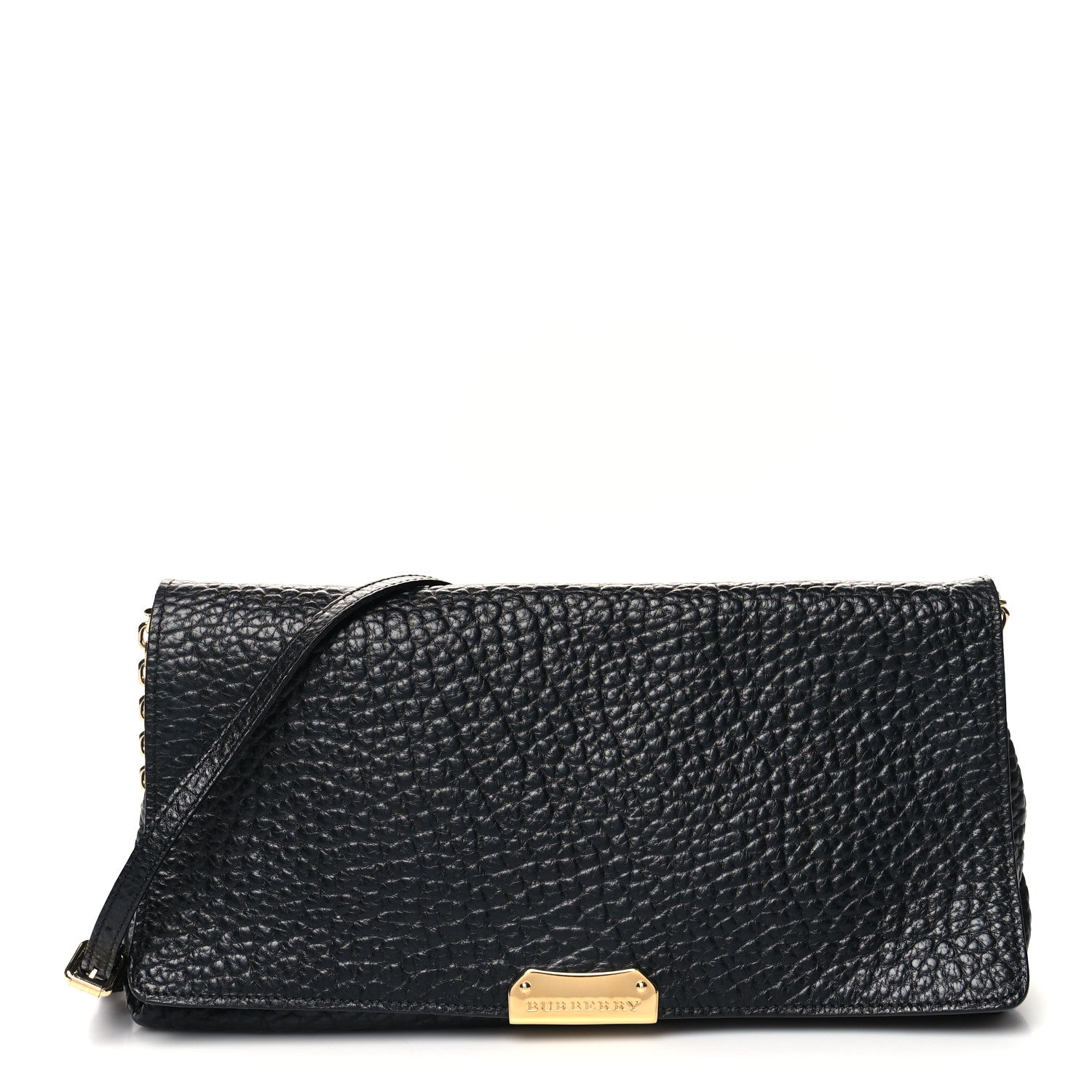 Burberry Signature Grain Medium Mildenhall Crossbody Bag Black 1 of 13