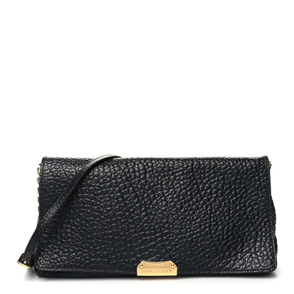 Burberry Signature Grain Medium Mildenhall Crossbody Bag Black 1 of 13
