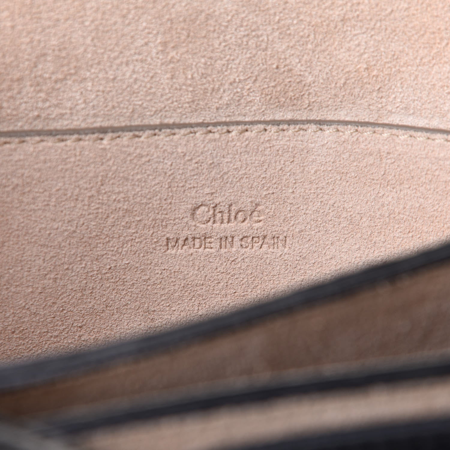 Chloe Suede Calfskin Small Faye Shoulder Bag Black 8 of 10