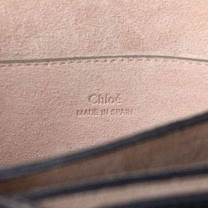Chloe Suede Calfskin Small Faye Shoulder Bag Black 8 of 10
