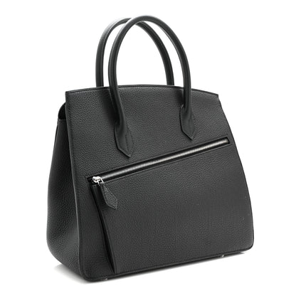 Hermes Togo Swift Birkin En Desordre Sellier 30 Black 3 of 12
