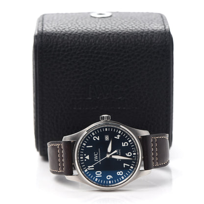 IWC Stainless Steel Calfskin 40mm Pilot Mark XVIII Edition Le Petit Prince Automatic Watch Blue IW327010 5 of 5