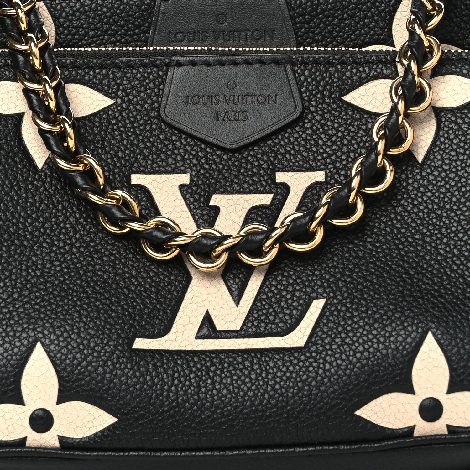 Louis Vuitton Empreinte Monogram Giant Multi Pochette Accessories Black Beige 8 of 11