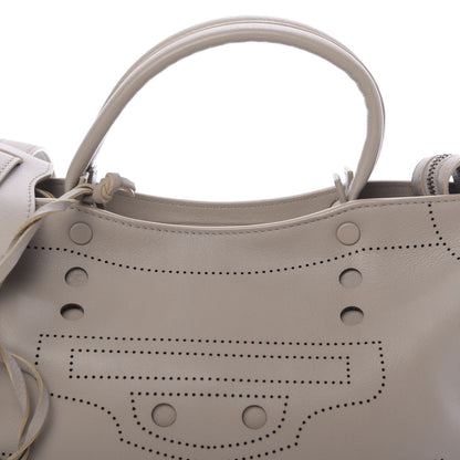 Balenciaga Veau Soyeux Perforated Blackout Hardware S City Gris Cendre 10 of 10