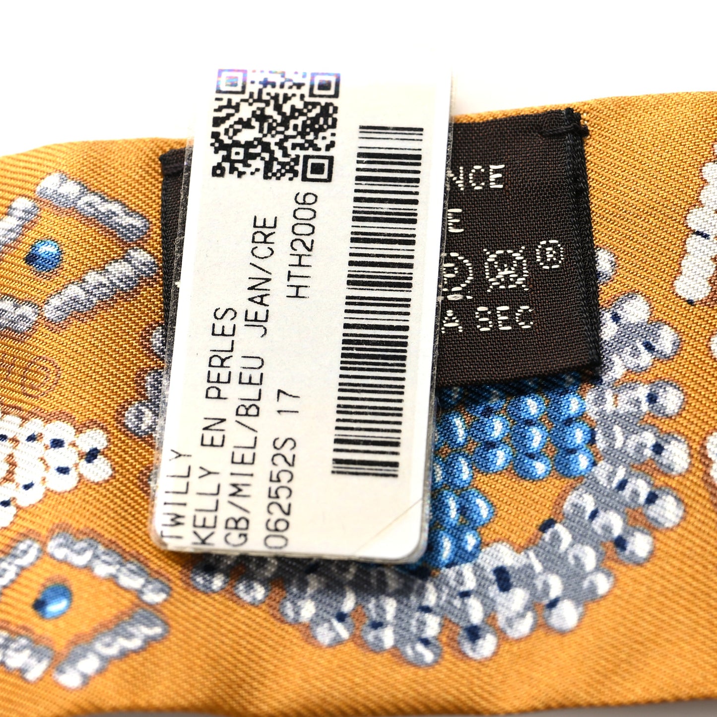 Silk Kelly En Perles Twilly Miel Bleu Jean Cream