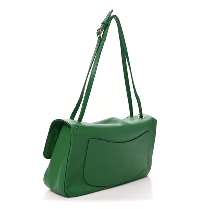 Chanel Grained Calfskin Small Souplissimo Maxi Flap Green 3 of 11