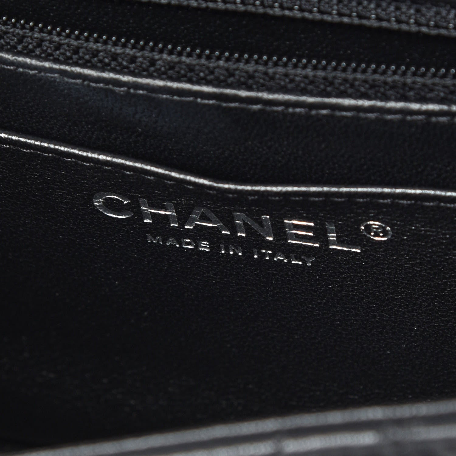 Chanel Lambskin Quilted Mini Square Flap Black 8 of 10