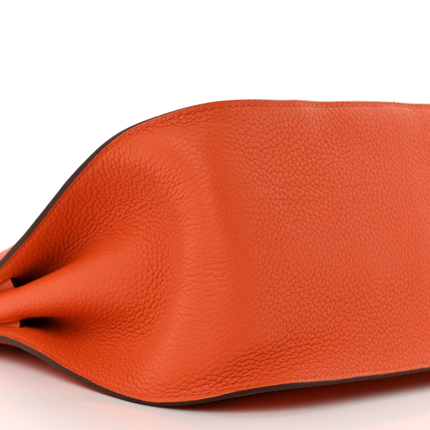 Hermes Taurillon Clemence Jypsiere 31 Orange Poppy 8 of 12