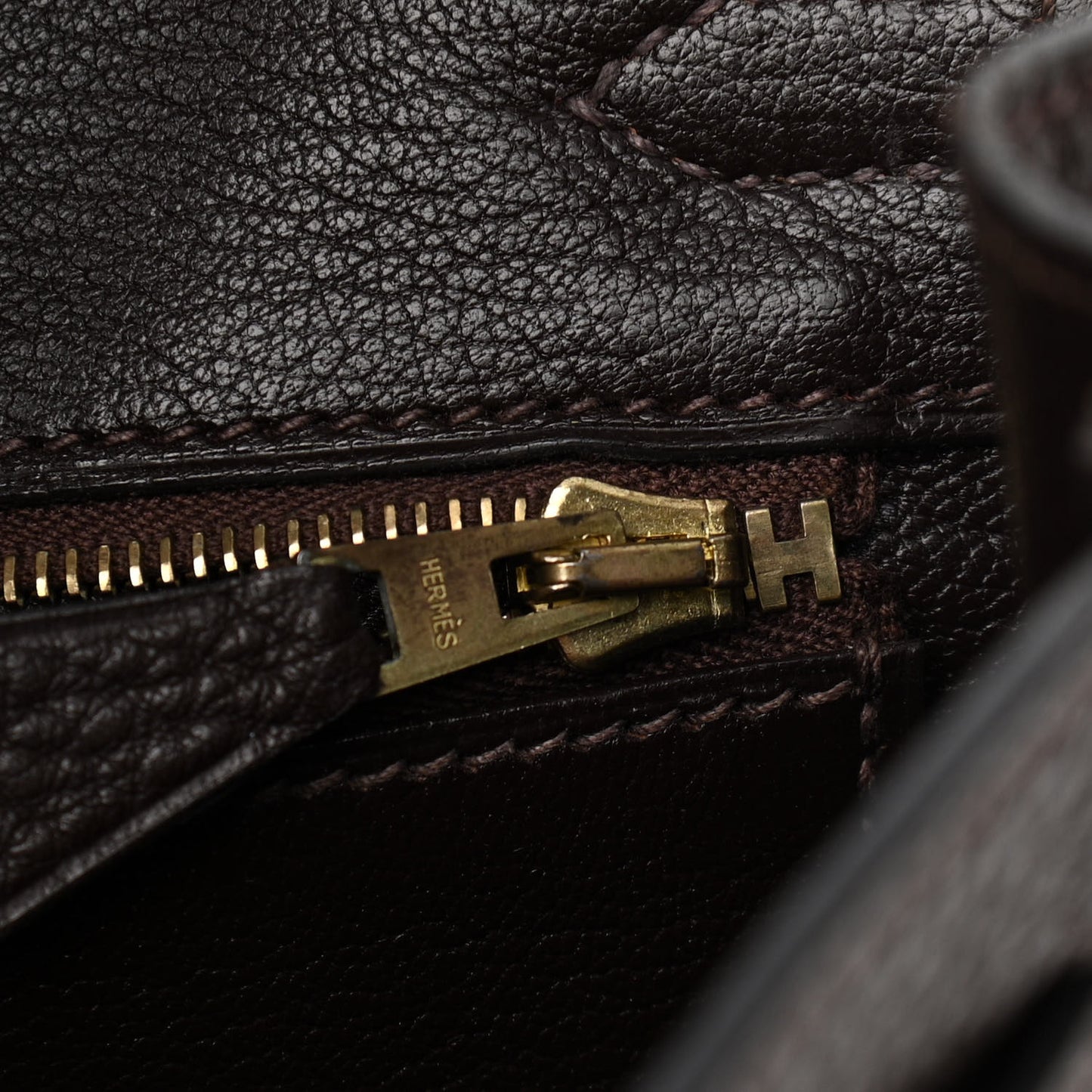 Togo Birkin 25 Chocolate