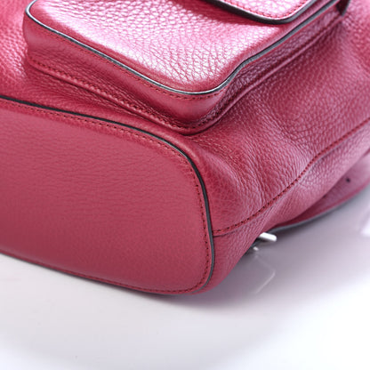 Gucci Cellarius Calfskin Medium Bamboo Backpack Petunia 7 of 8