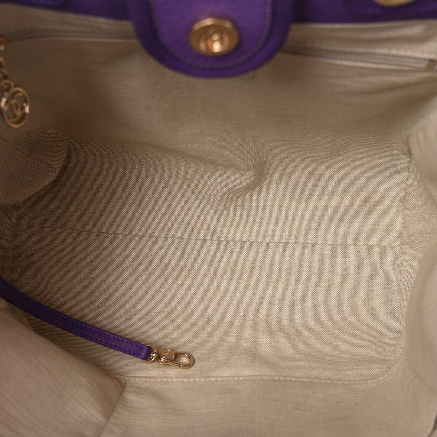 Mixed Fibers Small Deauville Tote Purple