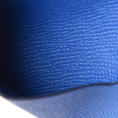 Hermes Epsom Bearn Card Holder Wallet Bleu Zellige 7 of 10