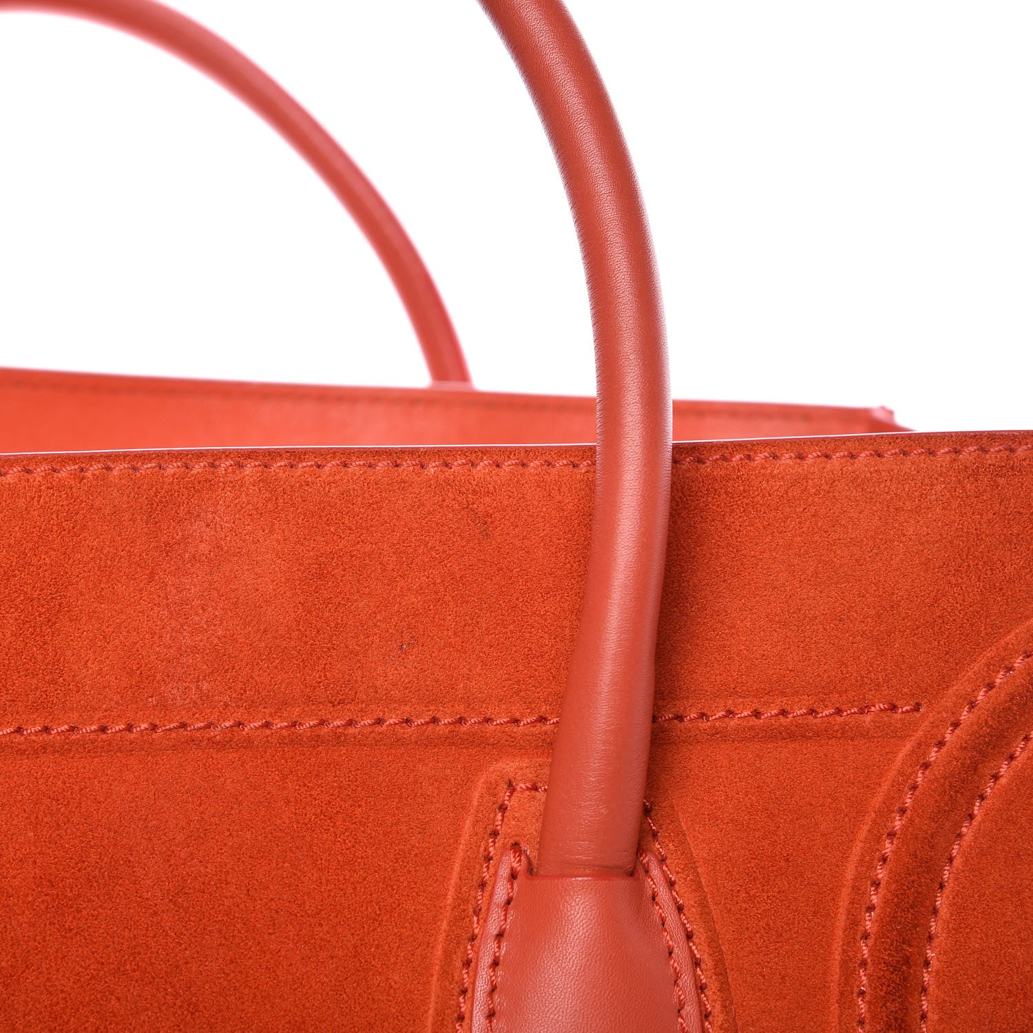 Celine Nubuck Medium Phantom Luggage Bright Orange 27 of 27