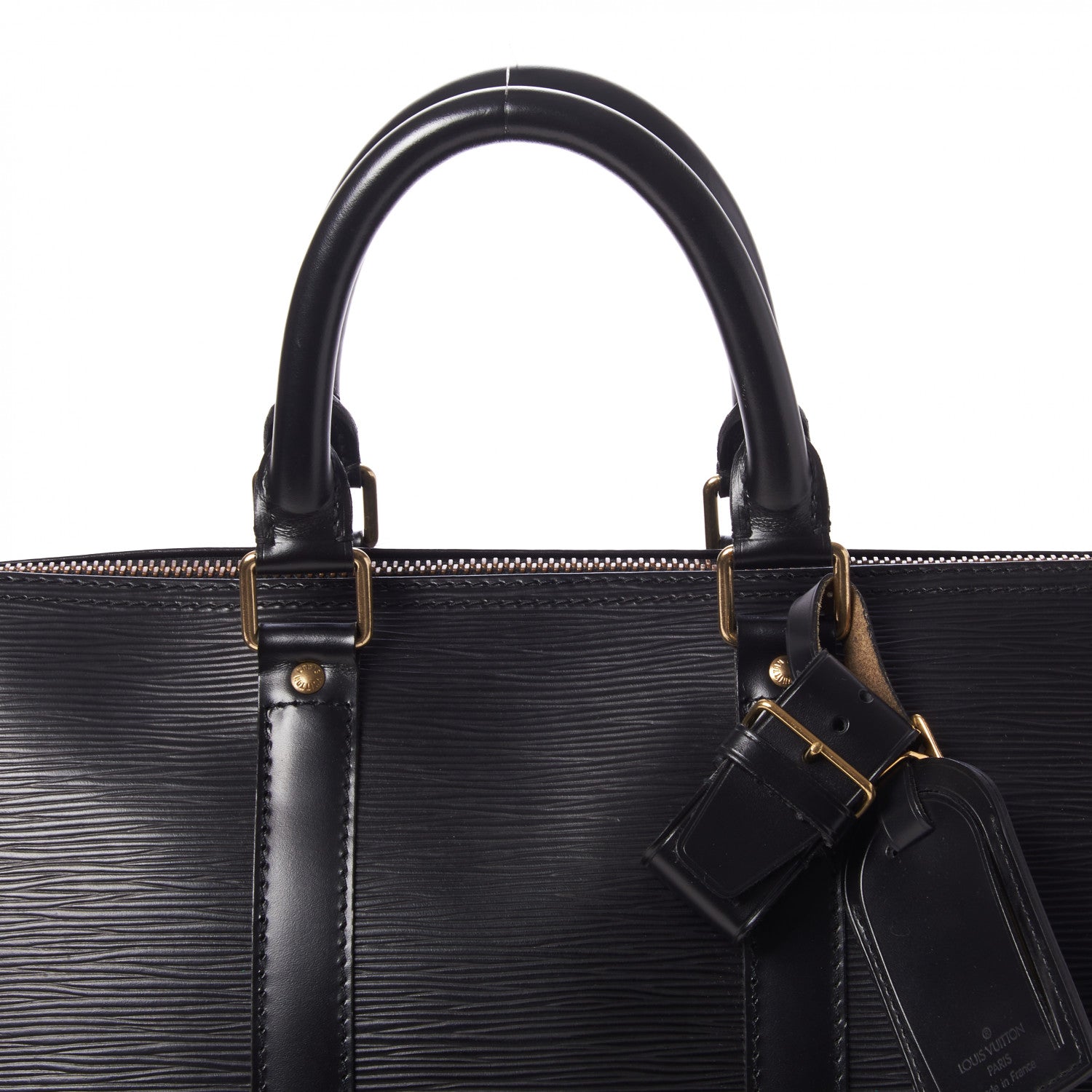 Louis Vuitton Epi Keepall 45 Black 8 of 10