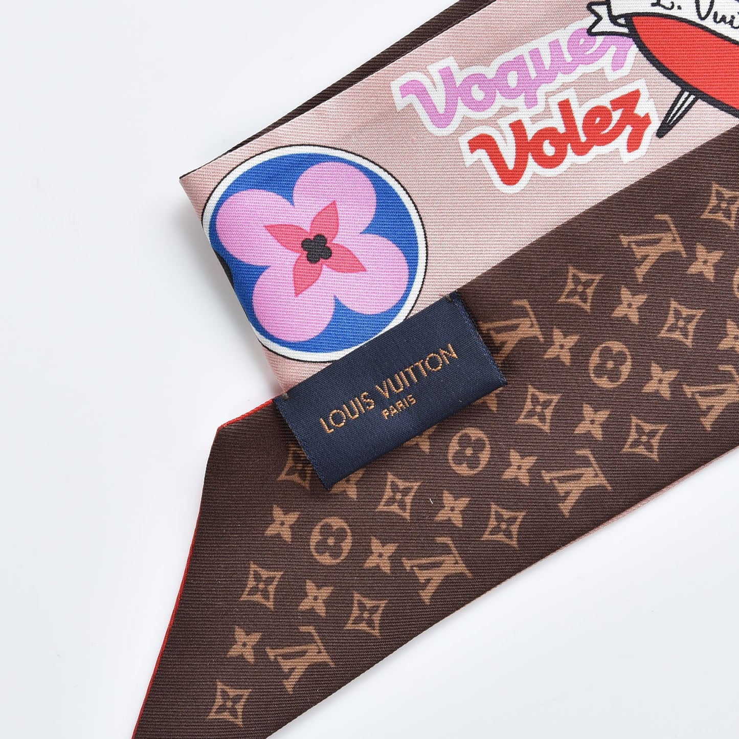 Silk Monogram World Tour Stickers BB Bandeau Nude
