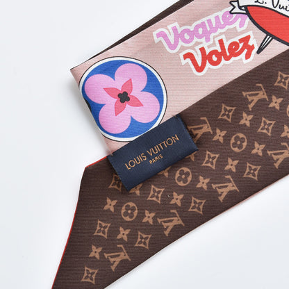 Louis Vuitton Silk Monogram World Tour Stickers BB Bandeau Nude 4 of 4