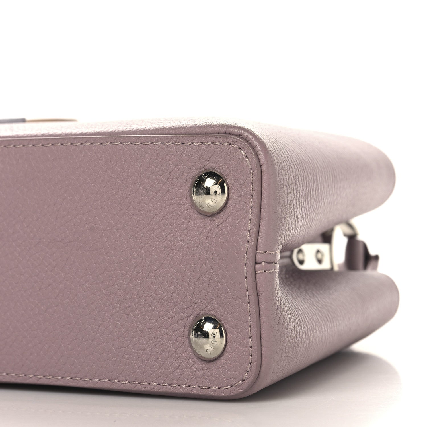 Louis Vuitton Taurillon Iris Blossom Capucines BB Light Purple 9 of 10