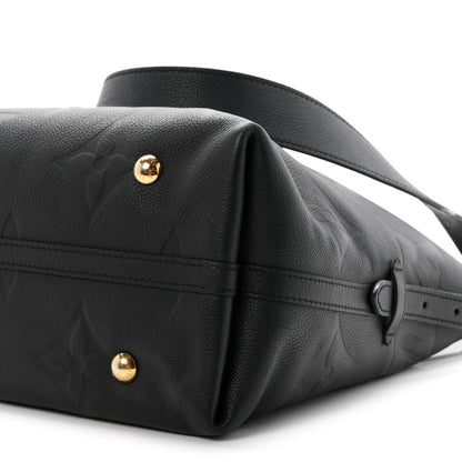 Louis Vuitton Empreinte Monogram Giant Carryall MM Black 10 of 11