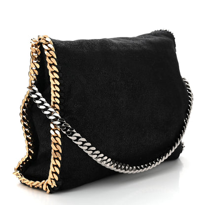 Stella McCartney Shaggy Deer Falabella Fold Over Tote Black 3 of 10