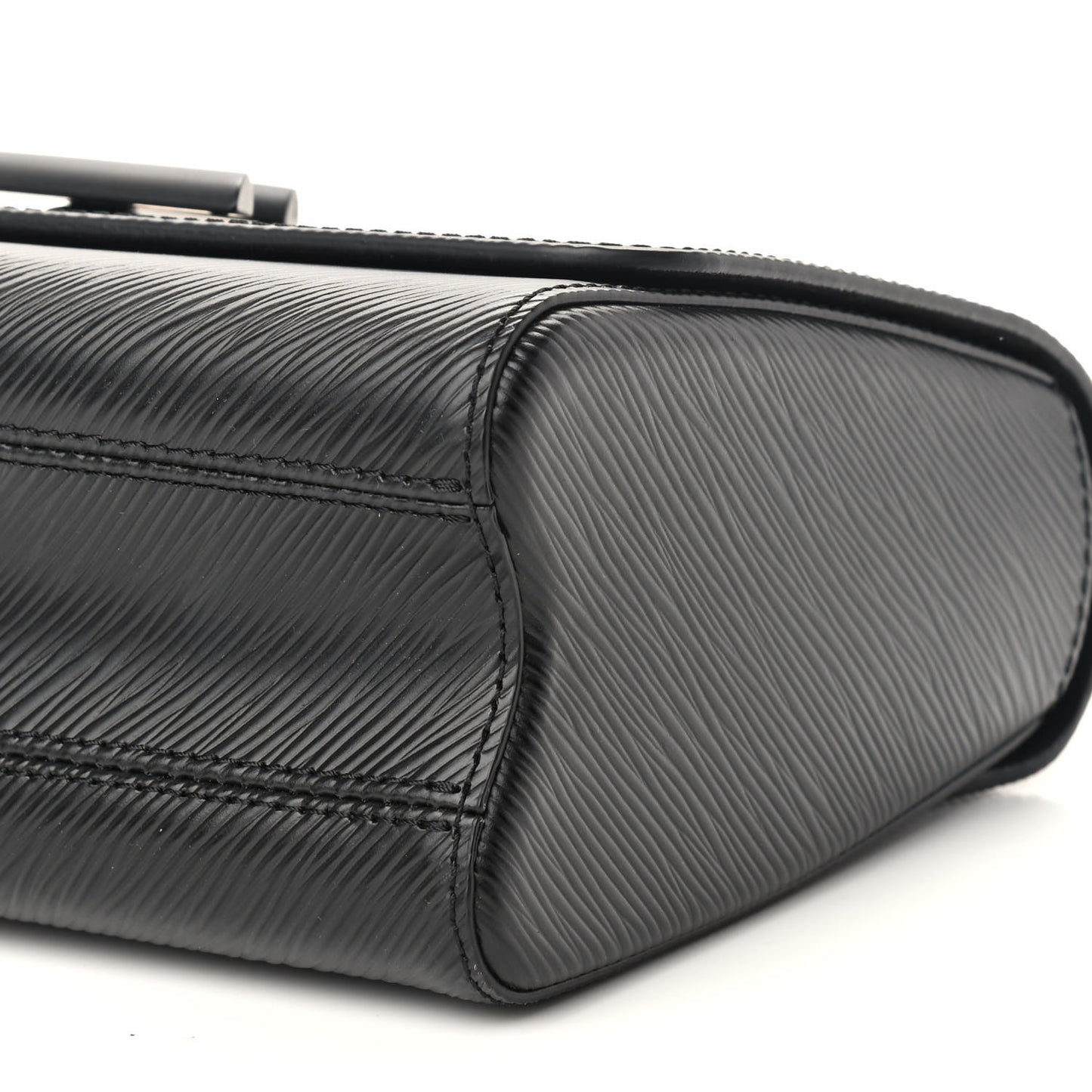 Epi Twist Shoulder Bag MM Matte Black