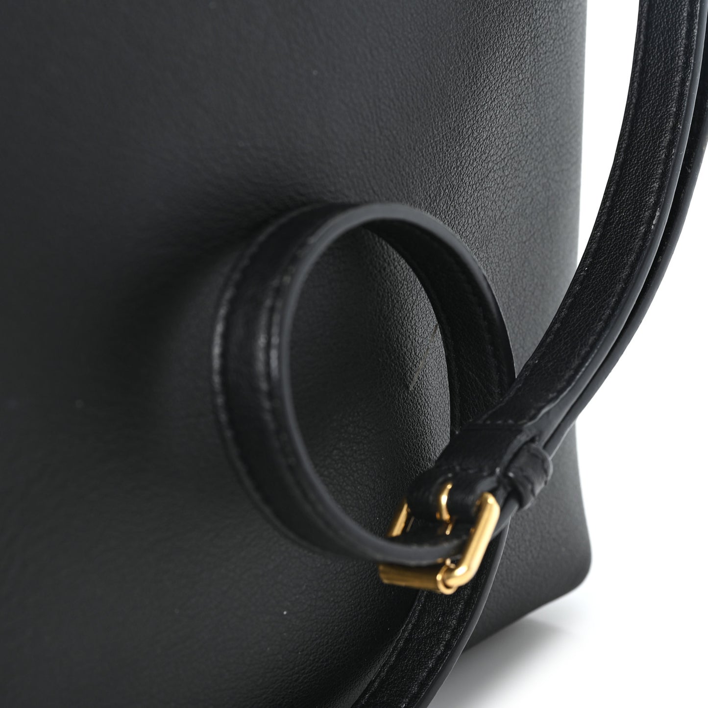 Calfskin Toy Shopping Tote Black