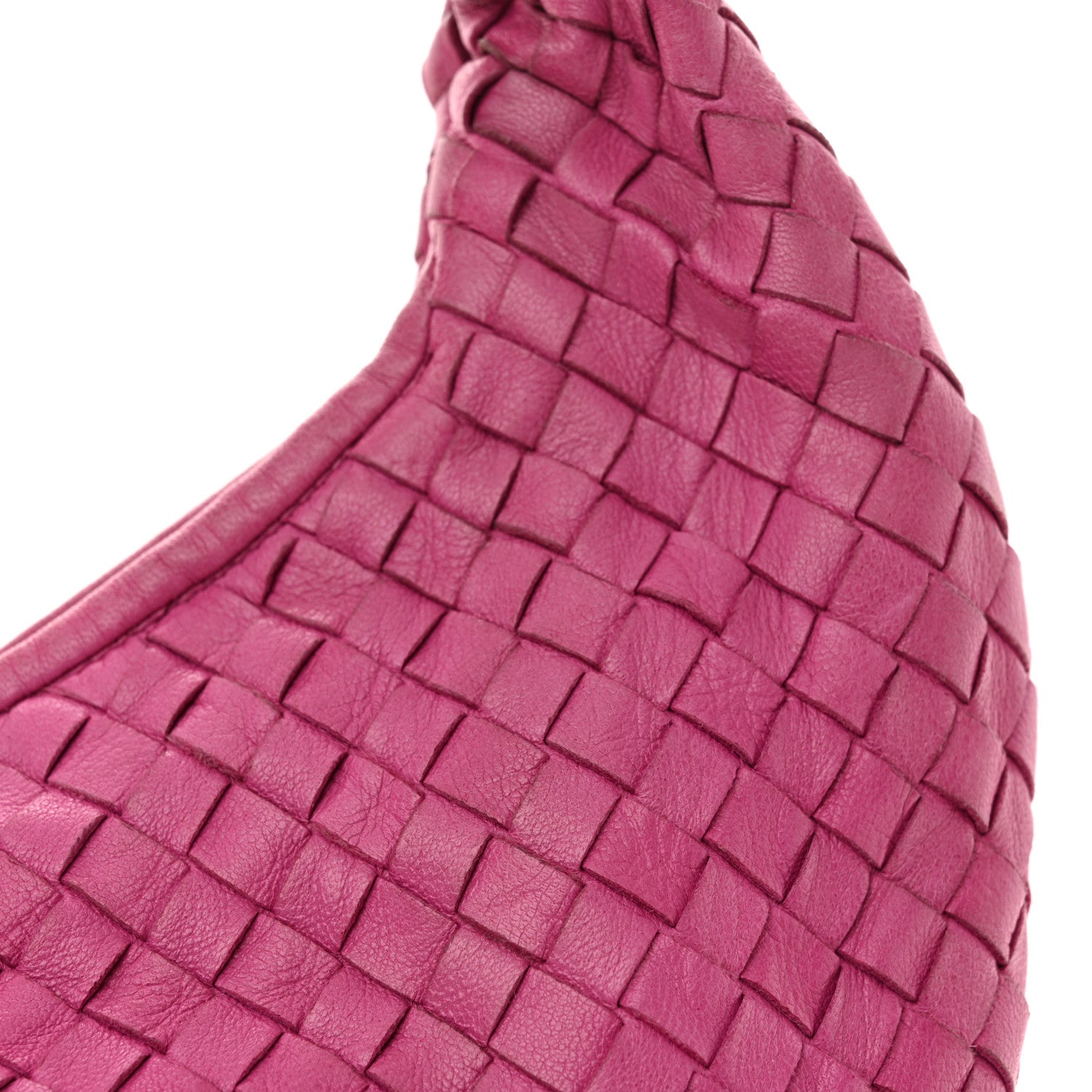 Bottega Veneta Nappa Intrecciato Medium Veneta Hobo Fuchsia 11 of 12