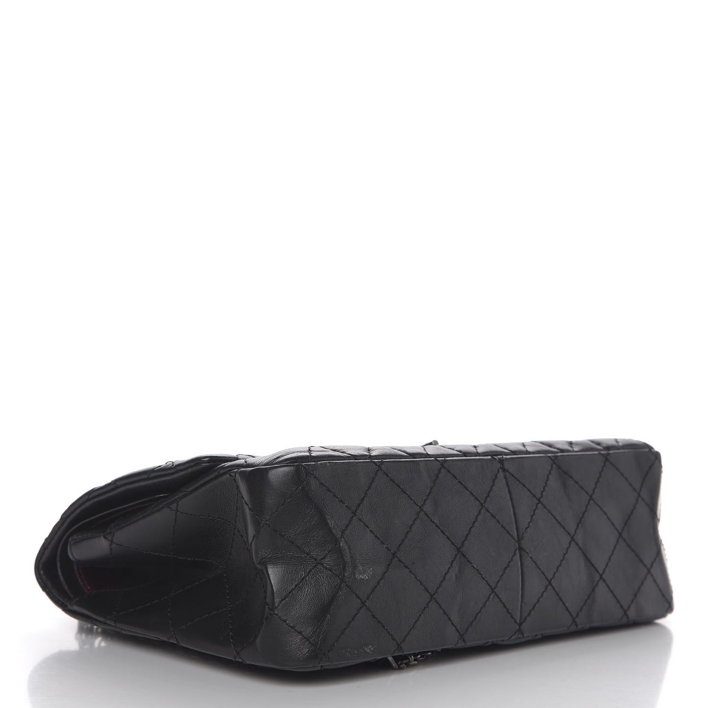 Aged Calfskin Quilted 2.55 Reissue 226 Flap Black