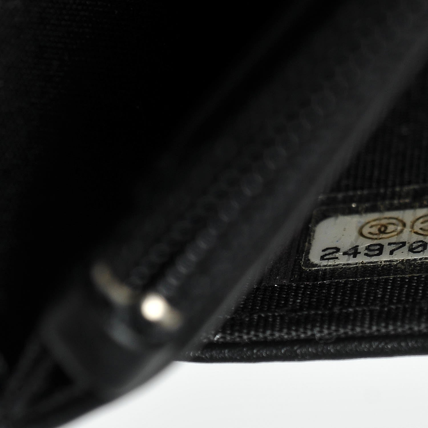 Chanel Caviar Quilted Boy Wallet On Chain WOC Black 8 of 9