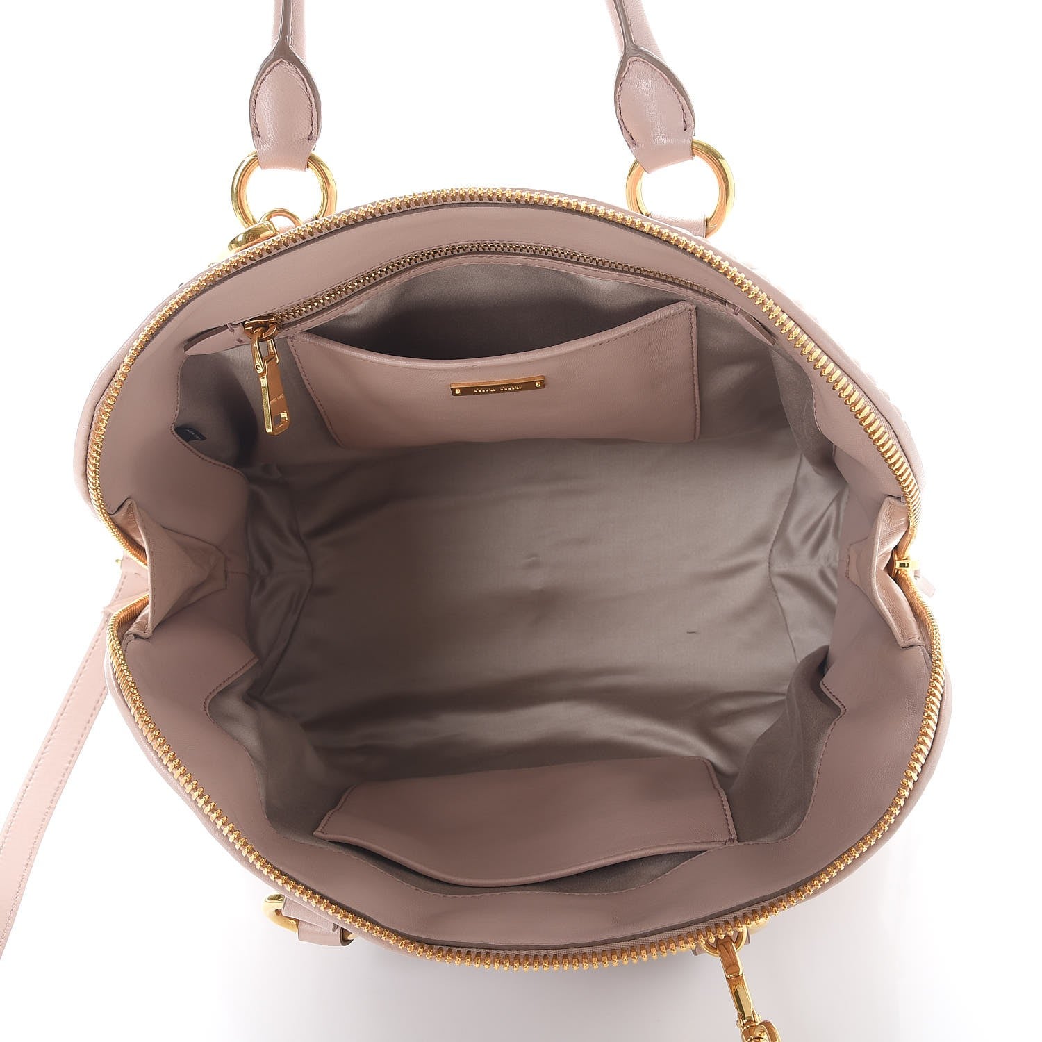 Miu Miu Nappa Matelasse Bauletto Top Handle Cammeo 5 of 9