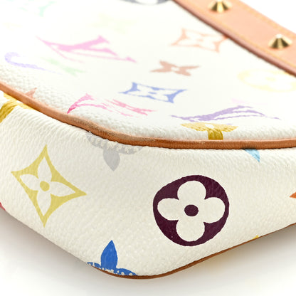 Louis Vuitton Monogram Multicolor Pochette Accessories White 8 of 10